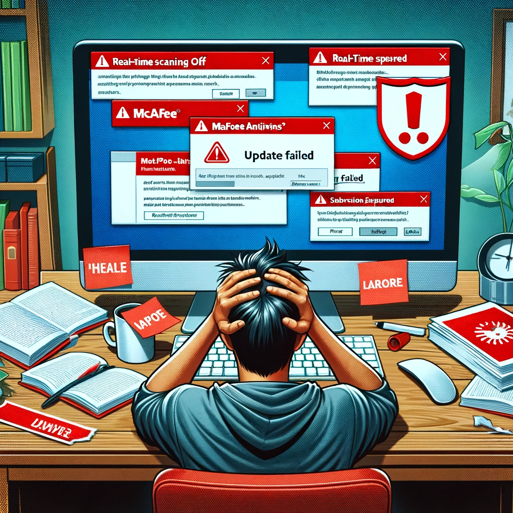 common issues of McAfee