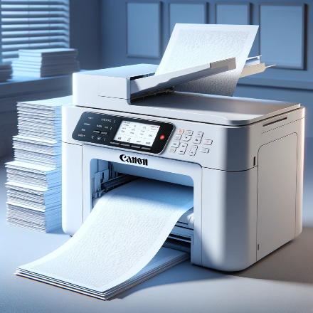 Canon printer printing blank pages