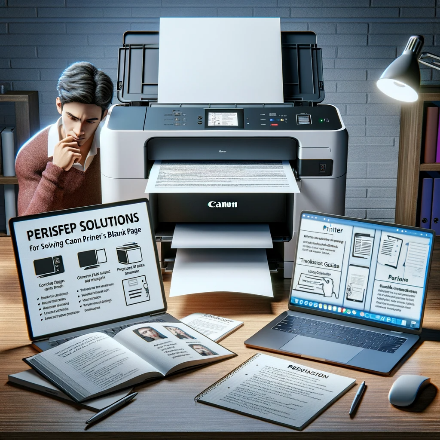 Personalized approach to solving Canon printer's blank page issue