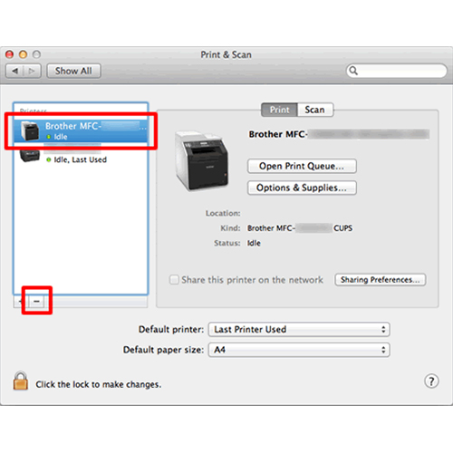 solutions of brother Printer going offline for mac