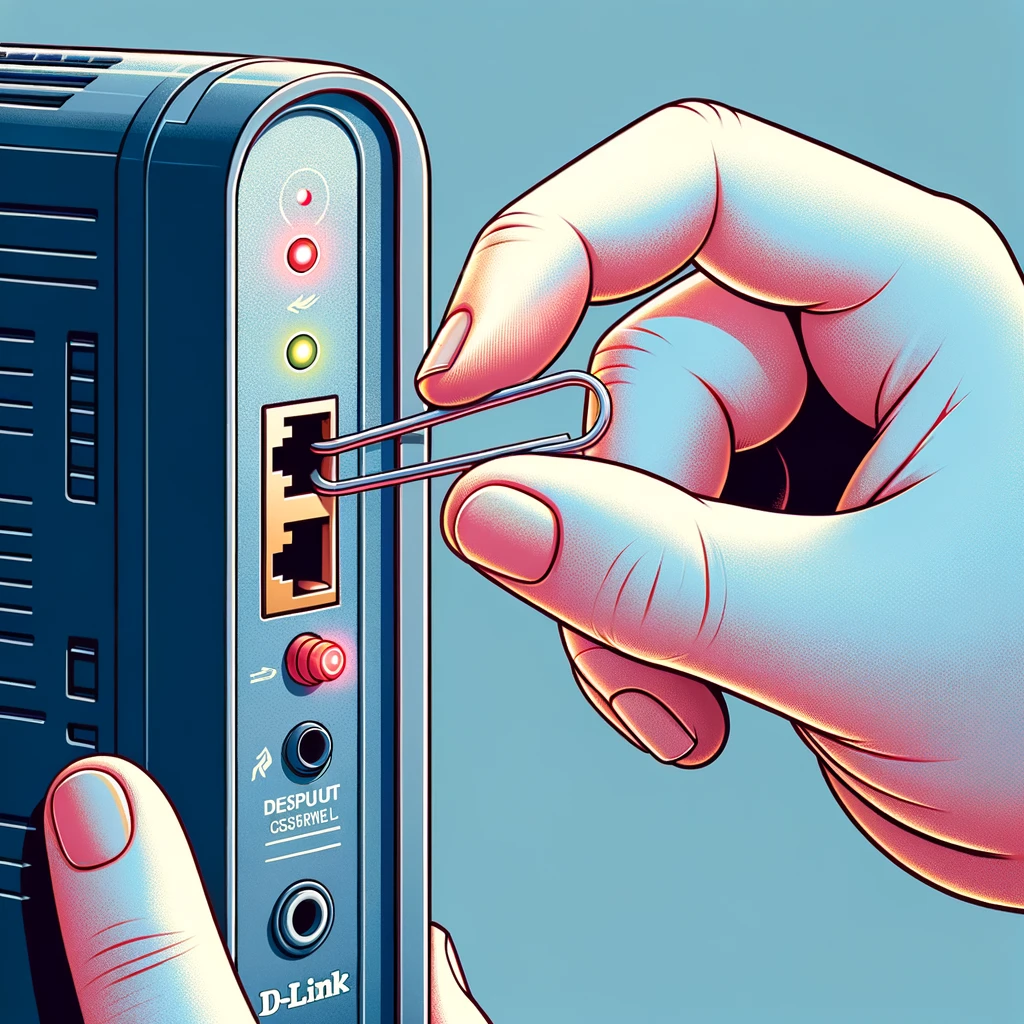 Resetting Default Credentials of D-Link router