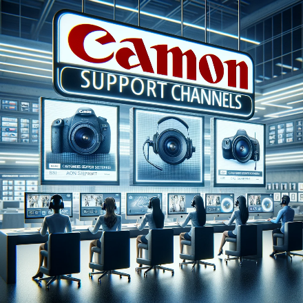 Support channels provided by canon