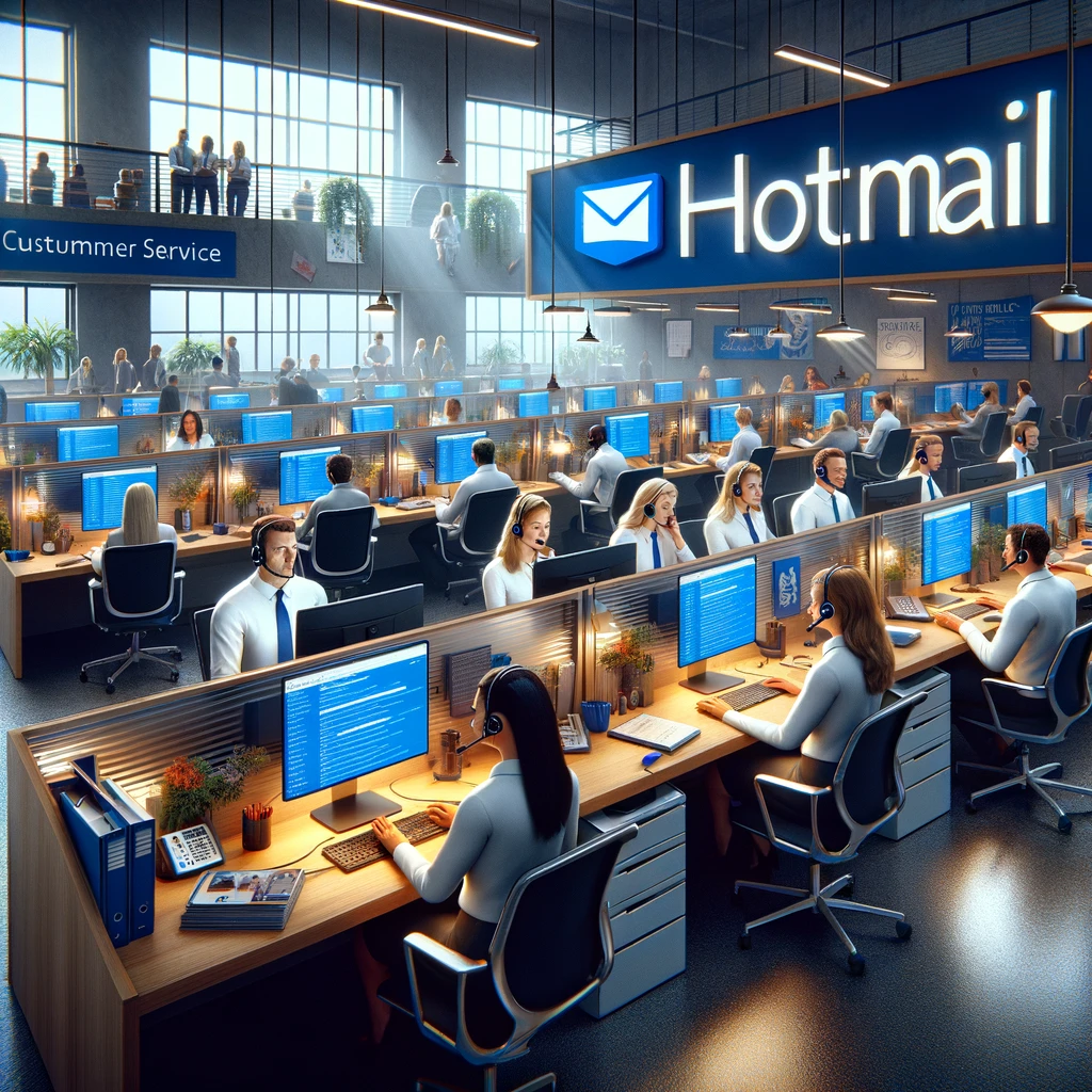 Hotmail customer service team