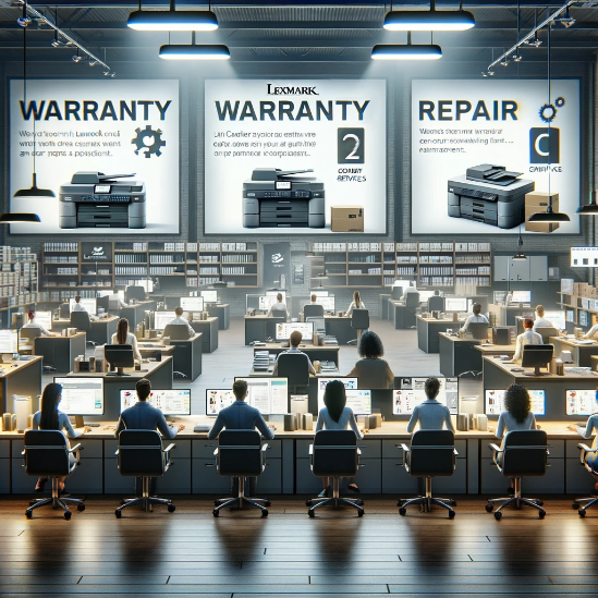 Warranty and repair services by lexmark