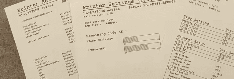 Testing Your Brother Printer Testing Your Brother Printer