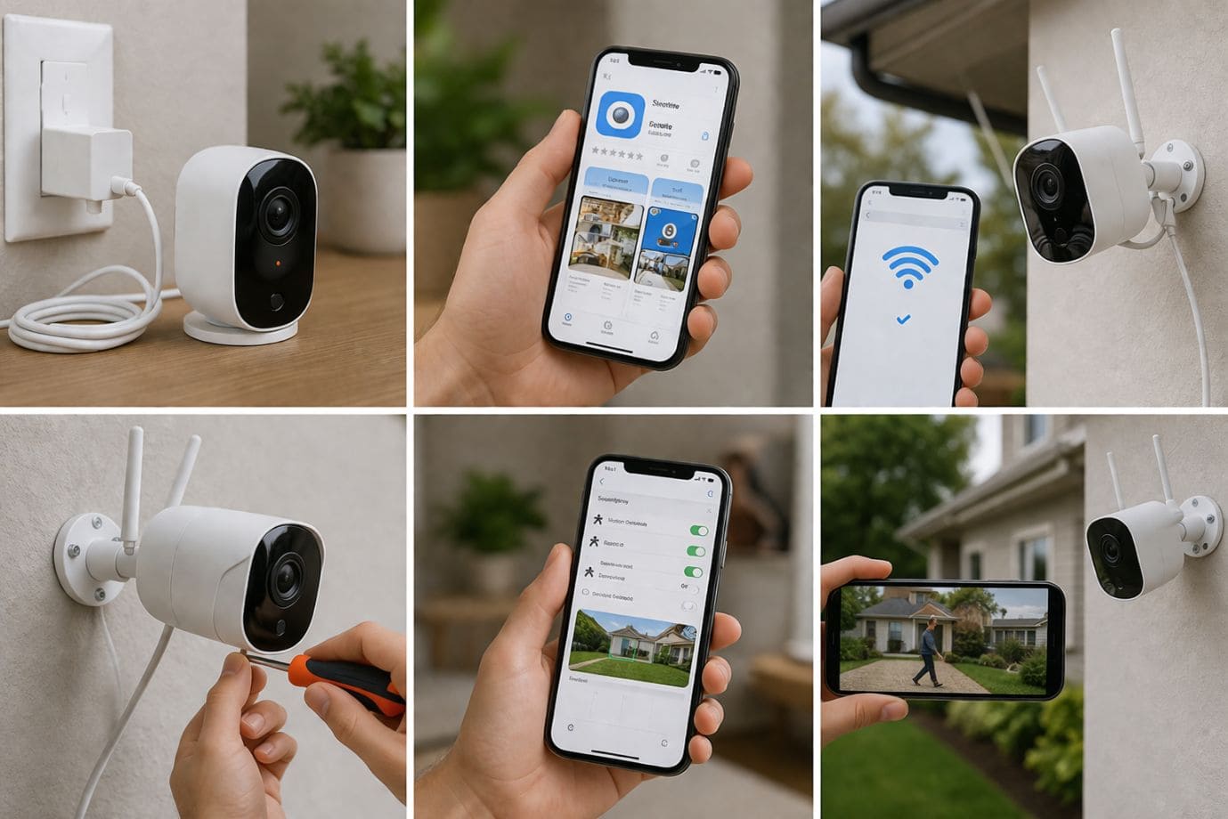 Step-by-Step Wireless Security Camera Set up Process